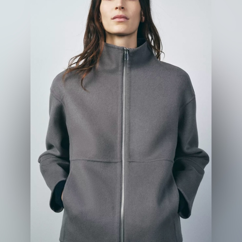 ZARA WOOL BLEND JACKET
ZW COLLECTION
Color: GRAY MARL * Size: L - Picture 3 of 11